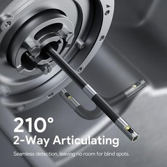 DEPSTECH Dual Lens Endoscope with 4.5” Display for Precise Inspections