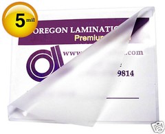 200/pack File Card size Hot 5 Mil Laminating Pouches 3-1/2 x 5-1/2 Clear 3.5×5.5