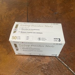 Maxima Medical Ear-Loop Procedure Face Masks ASTM Level 3 50pcs High Barrier
