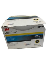 3M™ 01406 Green Corps™ Roloc™ Disc 3M 1406 3 inch, 50YF Grit , 25 discs per box