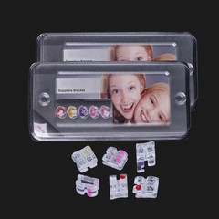 Dental Orthodontic Monocrystalline Sapphire Ceramic Brackets Roth/MBT .022/018