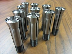 3C COLLETS, PRECISION ROUND COLLET SET–ANY 10 SIZES from our stock #C3—NEW