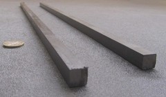 Square 4140 Alloy Steel Annealed Bars, 1/2″ x 1/2″ Wide x 24″ Length, 2 Pcs