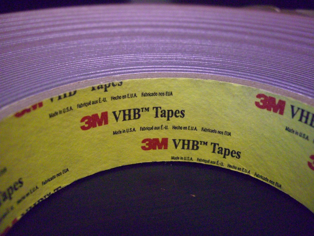3M VHB Double Sided Foam Acrylic AdhesiveTape 4956F Gray, 1 in x 3FT, or 1 YD