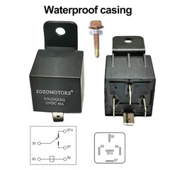 Electric Fan Wiring Kit Electric Fan Relay Kit with Thermostat Radiator Fan Sens