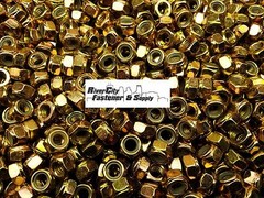 (100) M8-1.25 Metric Coarse Thread Lock Nut 8mm Nuts With 13 Hex nylock nuts 8mm