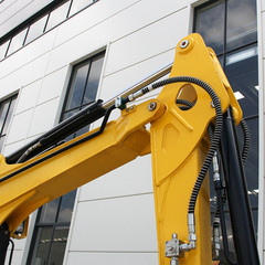3.5 Ton Kubota 25HP Diesel Mini Excavator, Side Swing Boom Mini Digger EPA