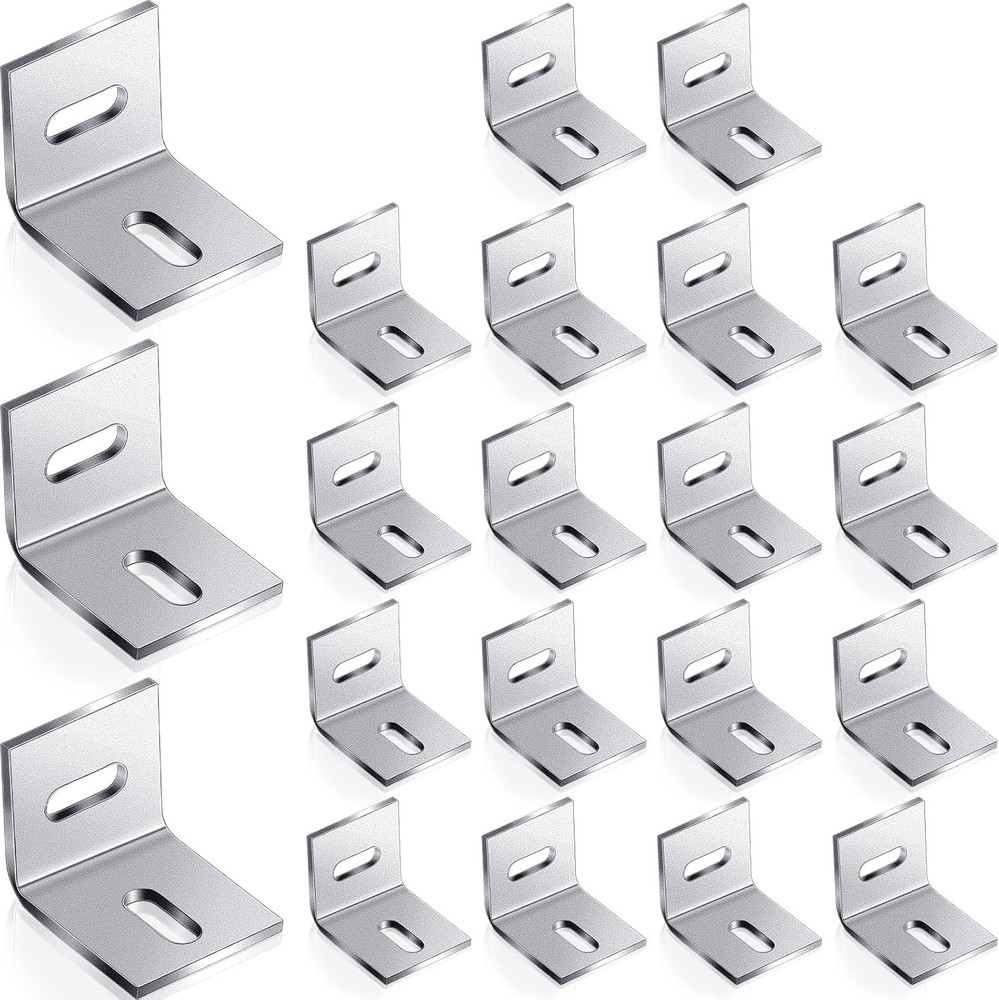 18 Pcs Heavy Duty Wood Table Top Expansion Bracket Steel Z Clips Fastener Connec