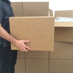 UBMOVE 12 Large Corrugated Moving Boxes 20 x 20 x15″