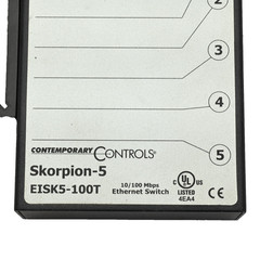 Skorpion-5 Contemporary Controls EISK5-100T 10/100 Mbps Port Ethernet Switch