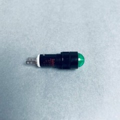 IDEC Led Pilot Light Green Domed Cap Total of 7 Bulbs