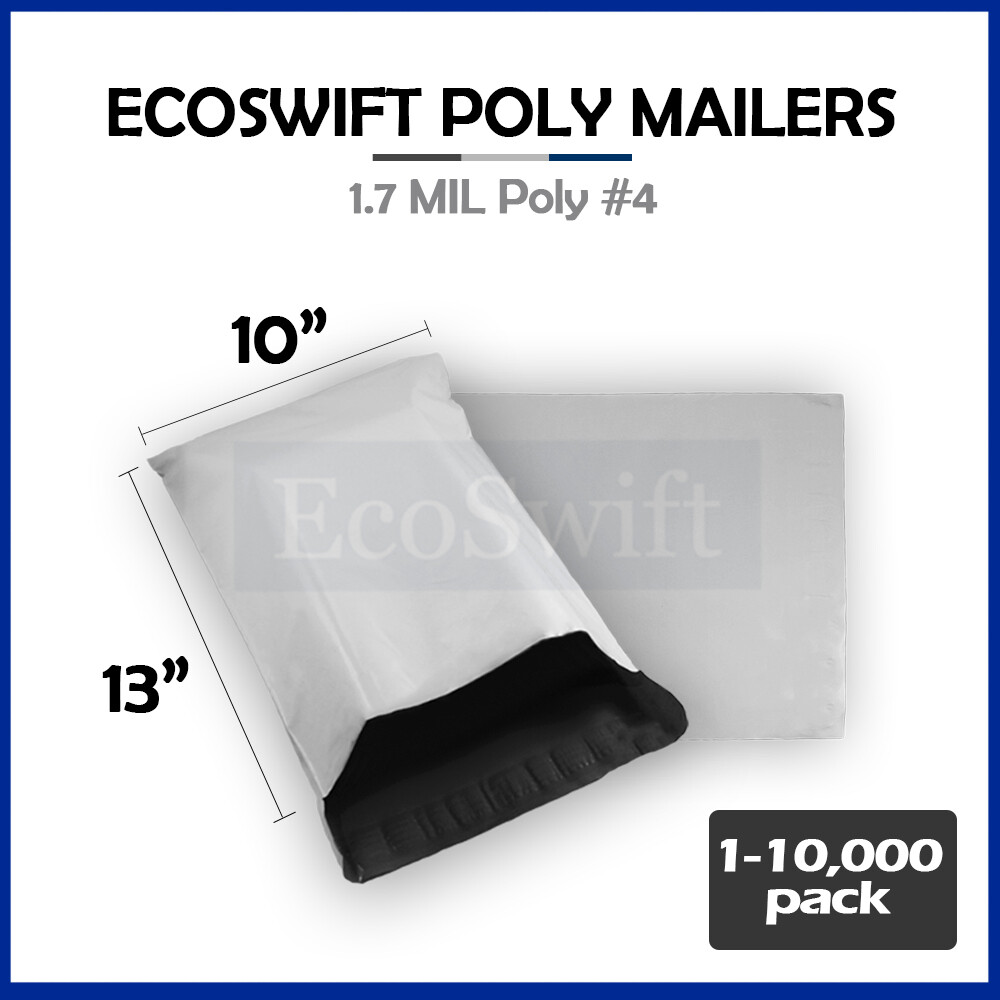 1-10000 10 x 12 “EcoSwift” Poly Mailers Envelopes Plastic Shipping Bags 1.70 MIL