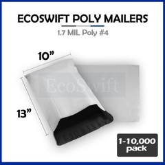 1-10000 10 x 12 “EcoSwift” Poly Mailers Envelopes Plastic Shipping Bags 1.70 MIL