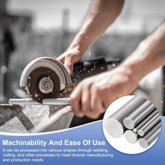 MECCANIXITY 4 Pcs Titanium Round Rod, 0.06″ Dia(1.5mm) 8″ Length GR5 Metal So…