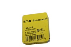 Bussmann MDA-5-R 5A 250VAC Time Delay Glass Cartridge Fuses Lot Of 5 Clear RoHS