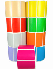 2.25×1.25 Zebra Eltron Direct Thermal Yellow Labels 1″ Core 2 Rolls 2000 Total