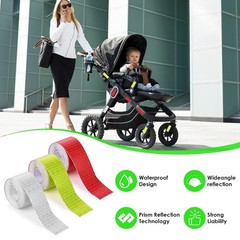 High-Visibility Reflective Warning Tape – 3 Rolls of Waterproof Safety Stickers