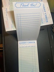 20 Pk Restaurant Order Guest Check Receipt Book Pads 1 Part 50 Checks Per Pack