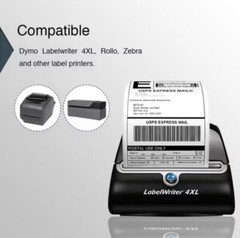 12 Rolls 4″ x 6″ Compatible with Dymo LabelWriter 4XL | 220 Labels