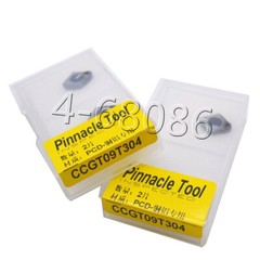 CCGT09T304 PCD carbide insert bits Used for Aluminum Diamond (PCD) INSERT CCMT