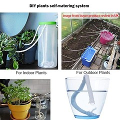 ORIMERC 150 feet 1/4 inch Self Watering 150 (1/4 inch), 150 Feet