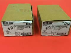 Hubbell Raco – P/N: 1824 – 1″ – Compression Coupling – 10 Pieces – NEW