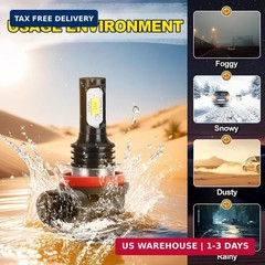 Light Bulbs Compatible for 2013-2015 Honda Accord H11 Fog Lights Combo Pack 800%