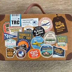 TRAVELER’S notebook 20th Anniversary Customization Set Tin Stickers Stamps Japan