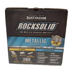 Rust-Oleum Rock Solid Garage Floor Coating Kit Amaretto Metallic
