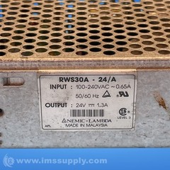 Nemic-Lambda RWS30A-24/A Power Supply FNIP