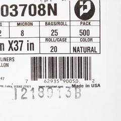 McKesson Trash Bag Light Duty 30 x 37″ 30 gal. 8 Mic. Case of 500