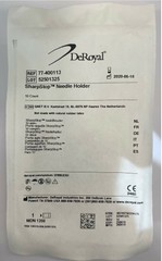*1-Pack* DeRoyal SharpStop 10 Count Needle Holder Sterile 77-400113