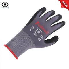 Safety Work Gloves MicroFoam Nitrile Coated Foam Gloves L-Size/12 Pairs