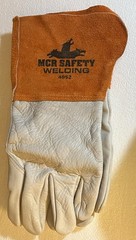 MCR Safety 4952L Welding Gloves Size: L 100% Cowhide Leather