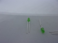 10Pc Pack Lot 3mm Round 2 Pins LED Light Emitting Diodes Bulbs DIY Project GREEN