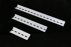 GEYA 35mm Width Din Rail 10cm 15cm 20cm 30cm Aluminum Alloy Slotted Rail Length