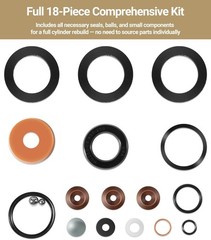 J-122 Hydraulic Seal Kit for Lincoln Walker 1.5 Ton Floor Jack Model 93632 18PCS