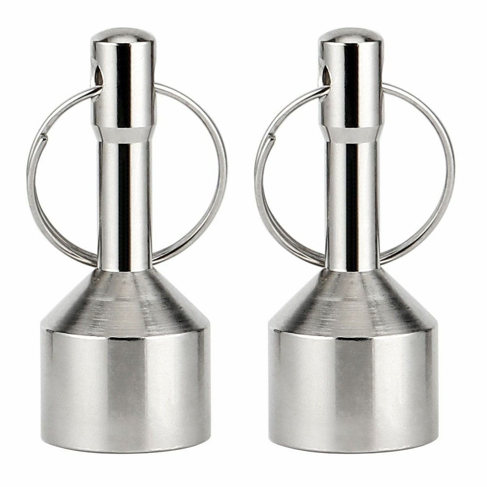 2PCS Keychain Neodymium Magnet for Testing Brass Gold Silver Coins Ferrous Metal
