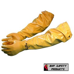 ATLAS 772 CHEMICAL RESISTANT GLOVES SHOWA MFG 26″ SIZES M, LG, XL (2 PAIR PACK)