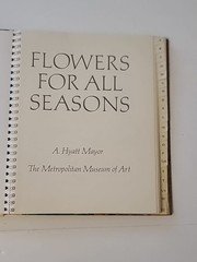 Vintage MCM 70s Address Book Hardcover Flowers For All Seasons Unused Cottage…
