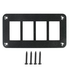 4 Gang Rocker Switch Panel Housing Holder, Rocker Toggle Switch A Size: 4 Gang