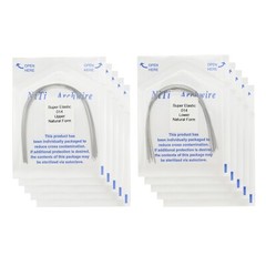 100PCS Dental Orthodontic Niti Arch Wire Natural Form Elastic Round Rectangular