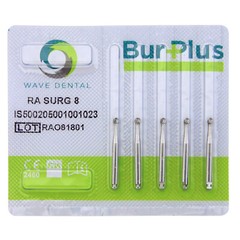 Wave Dental Carbide Surgical Bur Latch RA SURG Burs 26mm Round Straight Fissure
