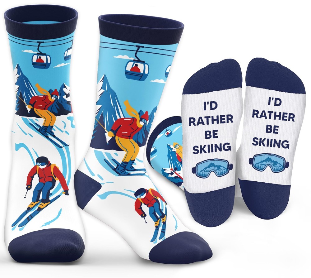 ZAGKOO Ski Gifts for Men, Women, Lovers, Skiers – Skiing One Size, Sking