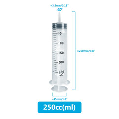Multifunction 100Ml-550Ml Syringe Large Capacity with 100Cm Hose Pump Measuring