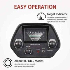 Deep Ground Metal Detector For Adults Underwater Beach Yard Waterproof Seeker