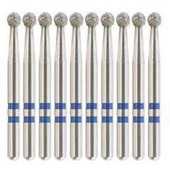 Dental Diamond Burs Zirconia Adjustment Football Ball Round End Taper Cylinder