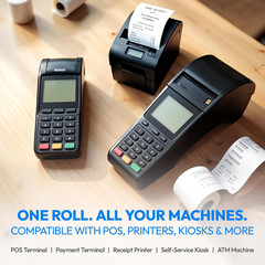 50 Rolls of 2 1/4″ x 50′ BPA Free Thermal Receipt Paper for POS Printers