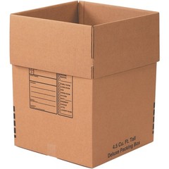 Shipping Boxes Large 18″L x 18″W x 24″H 6-Pack – Corrugated Cardboard Box for…