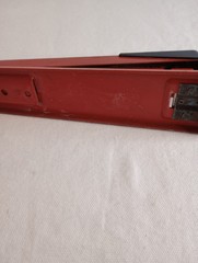 Vtg Swingline Stapler Red Model 401 Metal New York USA DME office space